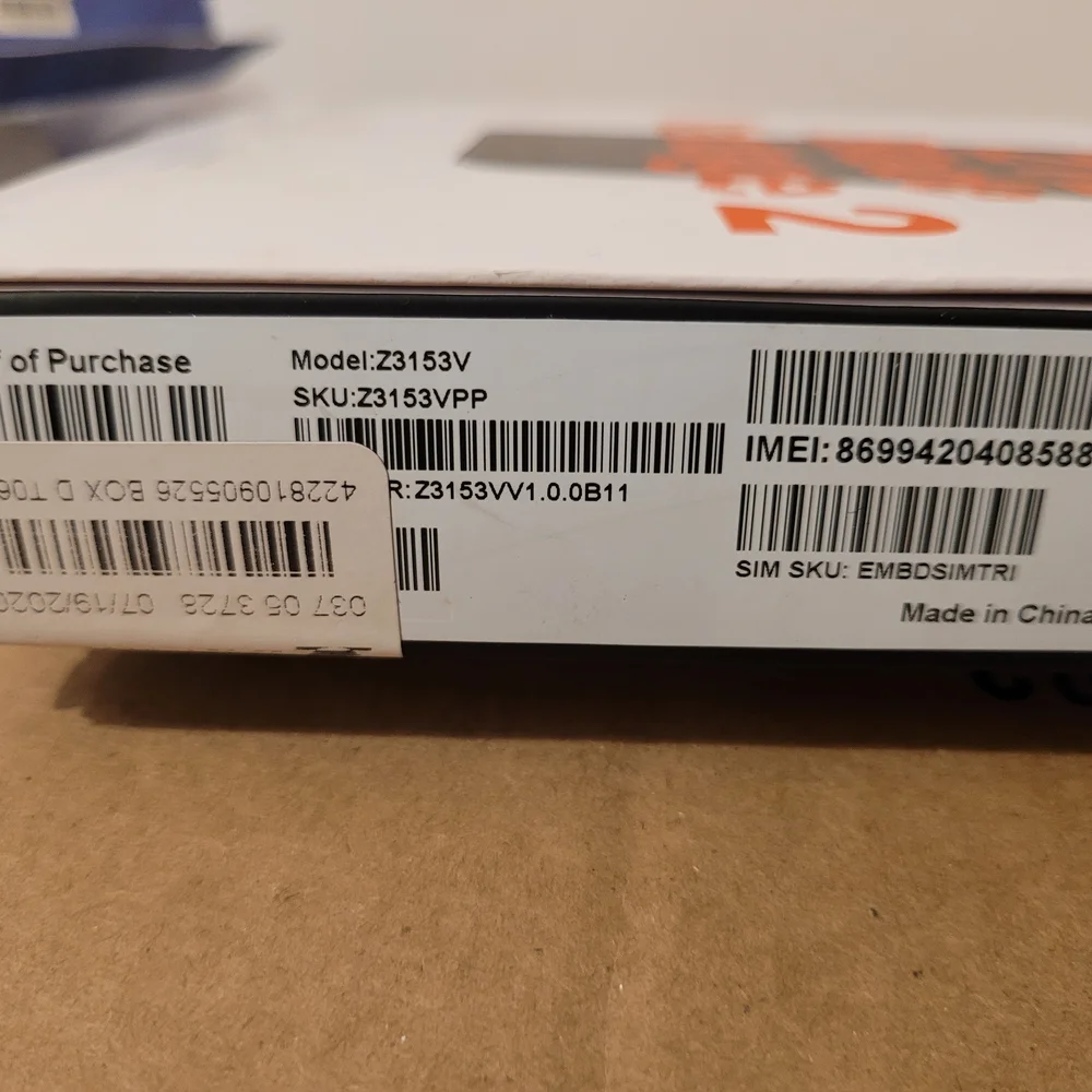 ZTE Z3153V Black Smartphone